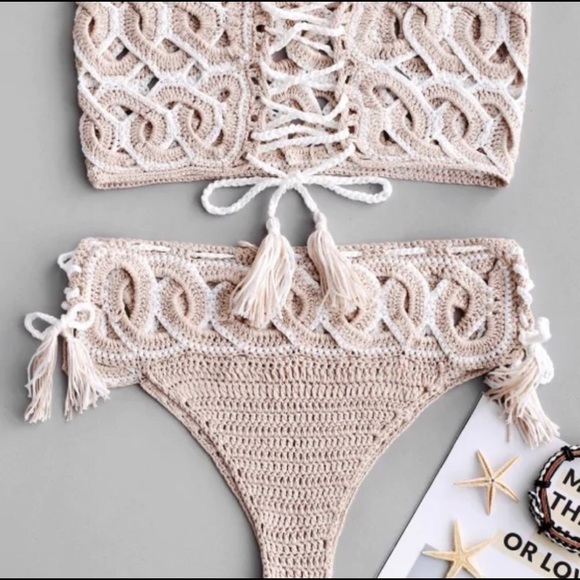 Zaful Other - NWOT zaful bikini crochet 3 for $15